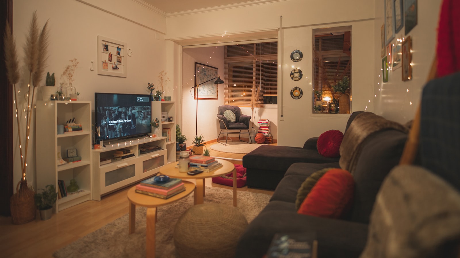 A warm, welcoming shared living room